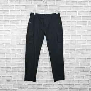 Ralph Lauren Black Label Cargo Trouser Pants in Black cotton size 30